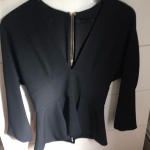 Elie Saab black blouse